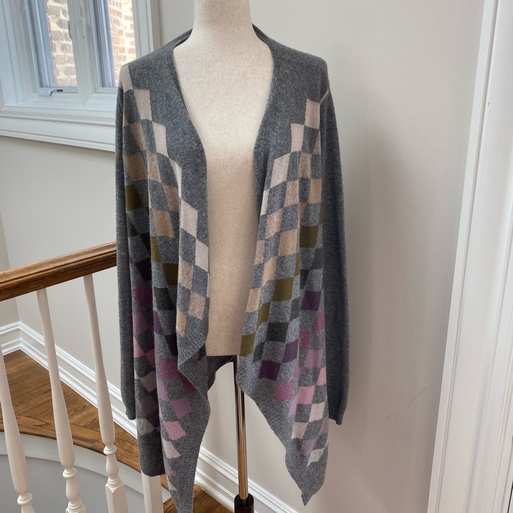 United Colors Of Benetton Multicolor Argyle Cardigan